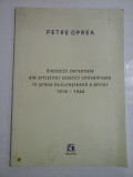 Expozitii personale ale artistilor plastici consemnate in presa bucuresteana a anilor 1918 - 1944 - PETRE OPREA -