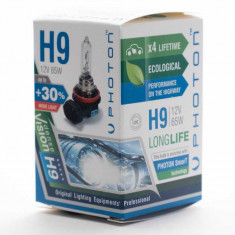 Bec PHOTON H9 12V 65W PR Long Life +30% mai multa LUMINA &amp;amp; Durata de Viata - PH5509 LL foto