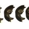 Set saboti frana FIAT FIORINO (147) (1980 - 1993) ABE C0F001ABE