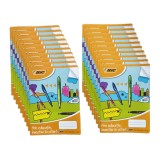 Set Caiet A5, 40 file, 10 matematica, 10 dictando, coperta policromie, 20buc