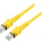 Patch cord S/FTP CAT6a galben 1m