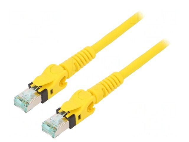Patch cord S/FTP CAT6a galben 1m