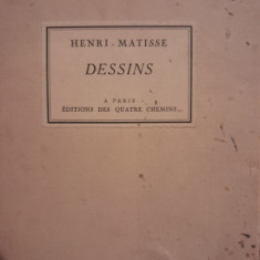 1925 Henri Matisse, Dessins, Waldemar George, Editions des quatre chemins Paris
