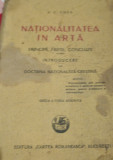 NATIONALITATEA IN ARTA A.C. CUZA