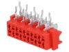 Conector Mamă Micro-MaTch 10 pini THT, TE Connectivity