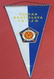 Fanion (model vechi-brodat-protocol) fotbal - SLOVAN BRATISLAVA (Cehoslovacia/Slovacia)