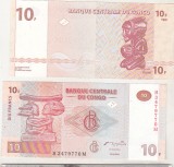 Bnk bn Congo 10 franci 2003 unc