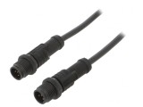 Cablu pentru senzori și automatizări 1m M12-M12