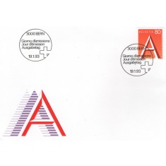 Elvetia 1993 - ziua marcii postale FDC