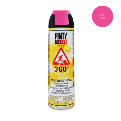 Spray Vopsea marcaj fluorescent, cherry, interior / exterior, T184, 500 ml foto