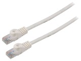Cablu de rețea U/UTP 6 litat CCA PVC alb 15m 26AWG