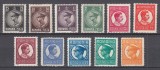 ROMANIA 1930 LP 86 REGELE CAROL II FILIGRAN PTT (UZUALE) SERIE STARE MNH