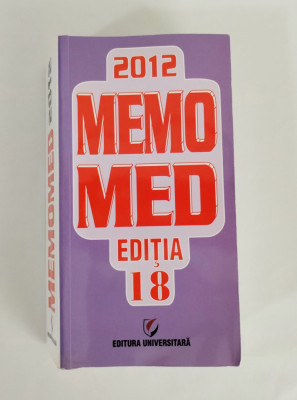 MedoMed 2012, ed. 18, vol. 1 - Farmacologie alopata foto