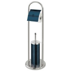 Perie WC, cu suport pentru hartie igienica, Berlinger Haus, Aquamarine Colection, BH6546 foto