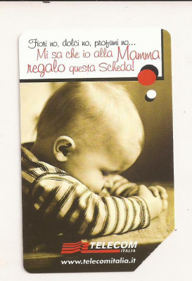 CT2-Cartela Telefonica -Telecom Italia - 10000 Lire - Festa della Mamma foto