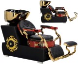 Scafa coafor Jack pentru salonul de coafură și frizerie cu bol ceramic mobil armătură baterie si cască