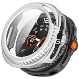 Husa + folie Samsung Galaxy Watch8 Classic Asteroid GSM Defense, gri (Pachet 360&deg;)