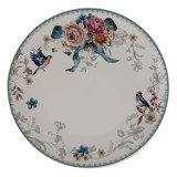 Cumpara ieftin Set 4 farfurii portelan multicolor Roses 26x2 cm