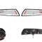 Stop spate lampa Porsche 911 (997), 09.2004-06.2008, spate, Stanga+Dreapta, LED; alb, crom; tuning, Taiwan