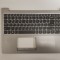 Carcasa superioara cu tastatura palmrest Laptop, Lenovo, IdeaPad S145-15IKB Type 81VD, 81XM, 5CB0S16761, FS540, AP1A4000610, AM1A4000700, argintie, fa