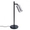 Lampă De Birou Winx Negru/Crom Oțel 1 Bec Tub Modern De Interior