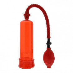 Pompa pentru marirea penisului Penis Enlarger rosie foto