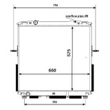 Radiator racire Kia Sorento (Jc), 07.2002-01.2004, Motorizare 2, 4 102kw Benzina, tip climatizare Cu/fara AC, cutie Manuala, dimensiune 645x578x26mm,