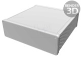 Carcasă din aluminiu cu panou 165x160x51 mm 1455T1601BU