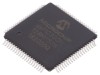 Microcontroler Microchip dsPIC DSPIC33CH128MP508-I/PT, 128kB, CAN-FD, 16-bit, 2 Nuclee, TQFP80