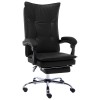 VidaXL Scaun de birou, negru, piele ecologică 20352