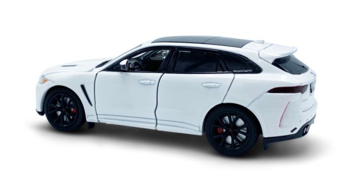 Macheta Jaguar f-pace alb 1/32 deschide toate usile, capota, portbagaj Tayumo