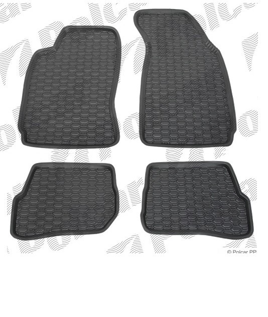 Set covorase auto din cauciuc VW Passat B5 09/1996-02/2005 , presuri tip tavita marca Rezaw Plast Set covorase auto din cauciuc VW Passat B5 09/1996-02/2005 , presuri tip tavita marca Rezaw Plast
