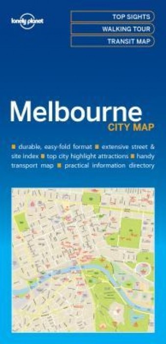Lonely Planet Melbournecity Map