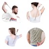 Scărpinator Spate Extensibil, Metalic, Lemn, Lungime Reglabilă 22-58cm, Oem