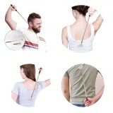 Scărpinator Spate Extensibil, Metalic, Lemn, Lungime Reglabilă 22-58cm, Oem
