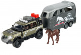 Majorette - Land Rover cu remorca pentru cai | Majorette
