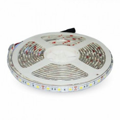 Banda LED alb neutru SMD5050 60led/m 4500K IP65 5m