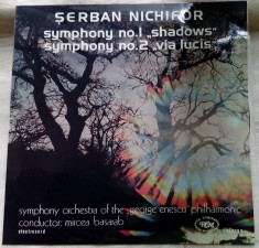 DISC LP RCM: SERBAN NICHIFOR - SYMPHONY No. 1/SYMPHONY No. 2 (ST-ECE 02824/1986) foto