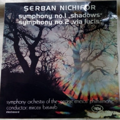 DISC LP RCM: SERBAN NICHIFOR - SYMPHONY No. 1/SYMPHONY No. 2 (ST-ECE 02824/1986)