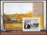 Guineea 2009 - Picturi de Alfred Sisley, Colita, MNH, Nestampilat