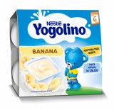 Gustare cu lapte si banane Yogolino, 4 x 100g, Nestle