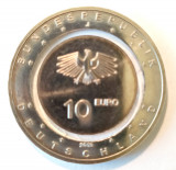 GERMANIA 10 EURO 2019 J IN DER LUFT TRIMETAL SI POLIMER CEA MAI RARA DIN SERIE