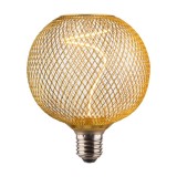 Bec LED filament Rabalux 79075, glob, G125, E27, 5 W, 270 lm, lumina calda, 1800 K