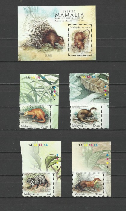 MALAYSIA 2005 FAUNA MAMIFERE MICI