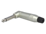 Mufă Jack 6,3mm Tată Mono Unghi 90&deg; Pe Cablu