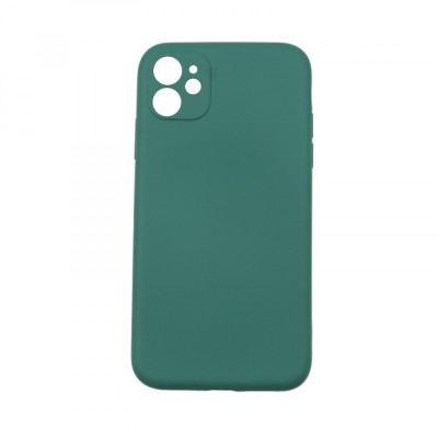 Husa protectie flippy compatibila cu apple iphone 11 matte tpu verde foto