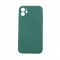 Husa protectie Flippy compatibila cu Apple iPhone 12 Mini Liquid Silicone Case Verde