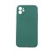 Husa protectie flippy compatibila cu apple iphone 12 mini liquid silicone case verde