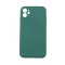 Husa protectie Flippy compatibila cu Apple iPhone 12 Mini Liquid Silicone Case Verde