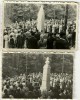 M1710N Dezvelirea Monumentului Turismului ridicat de Clubul Turistic Bănățean la Șapte Izvoare, Caraș-Severin, 1 august 1937, lot de 2 fotografii